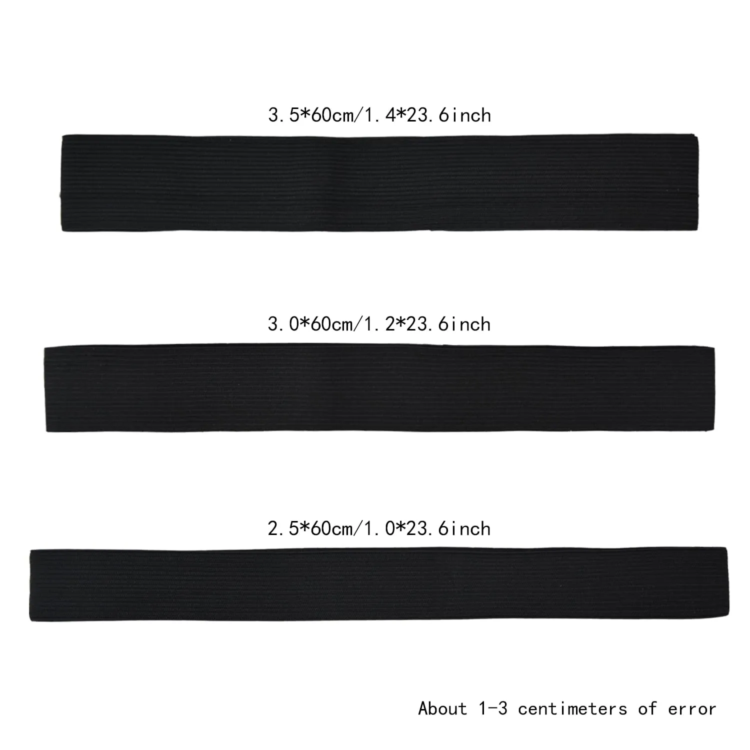 3 Pcs Elastic Band Lace Melting Bands Adjustable Wig Headbands for Lace Frontal Laying (Width 1.2 Inch)