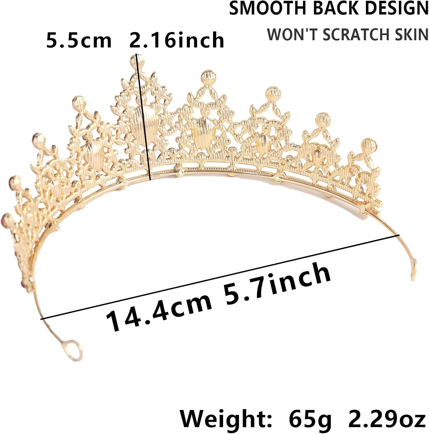 Crystal Crown and Tiara For Women - Rhinestone Headband For Princess Girls,Bridal Hair Accessories For Weddings Birthday