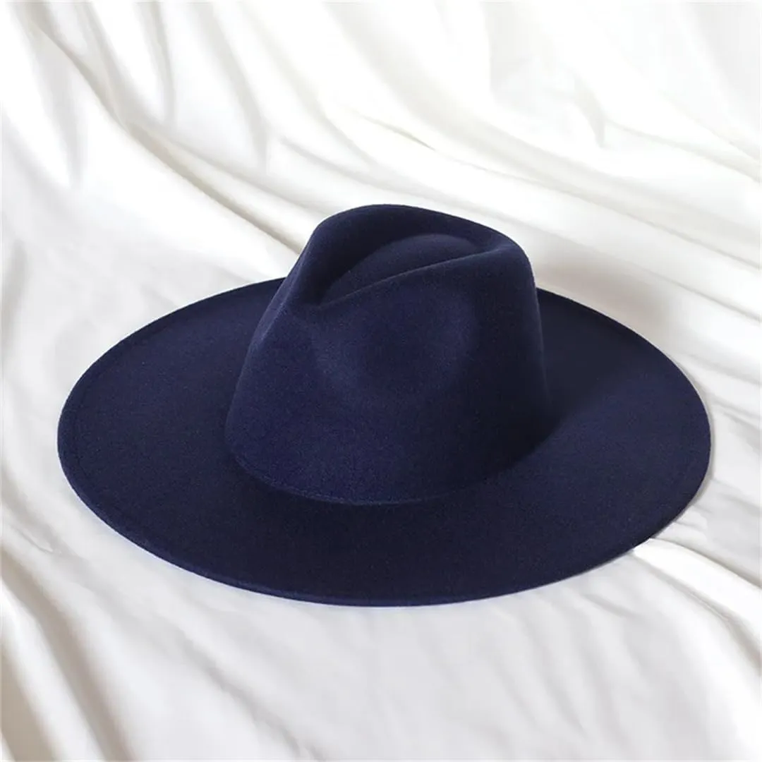 JNKIHAPOT Women's Fedora Hat Jazz Hat Fashion Bow Hat Big Brim Jazz Fedora Hat Men's Cap Sombrero