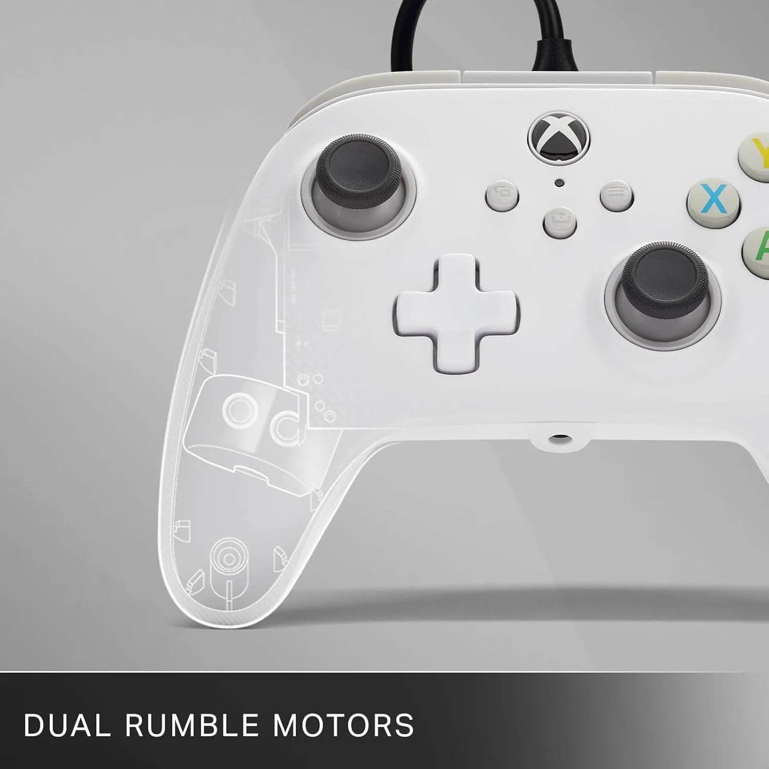 PowerA Wired Controller for Xbox Series X|S - White, gamepad, video game / gaming controller, works with Xbox One