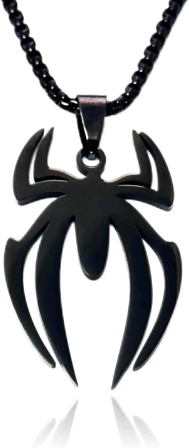 Spider Man Necklace for Women Daily Wear,Cosplay and Ideal Pink Gift for Spider Man Fans Chain