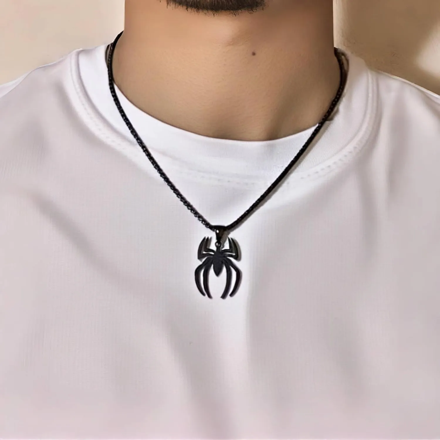 Spider Man Necklace for Women Daily Wear,Cosplay and Ideal Pink Gift for Spider Man Fans Chain