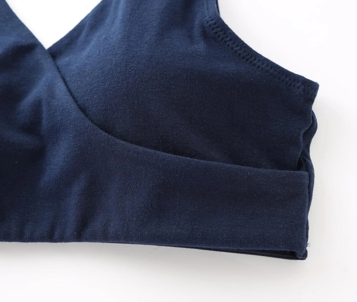 Women's Cotton Wireless Sleep Bra for Nursing and Maternity